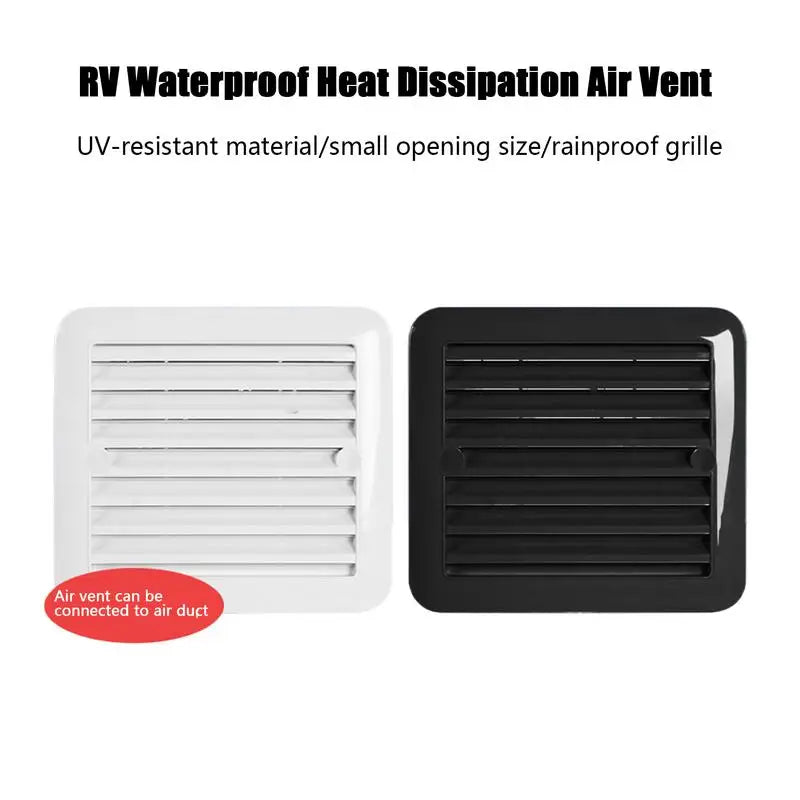 12V Silent RV Ventilation Fan – Side Mount Exhaust for Rain Protection & Air Circulation