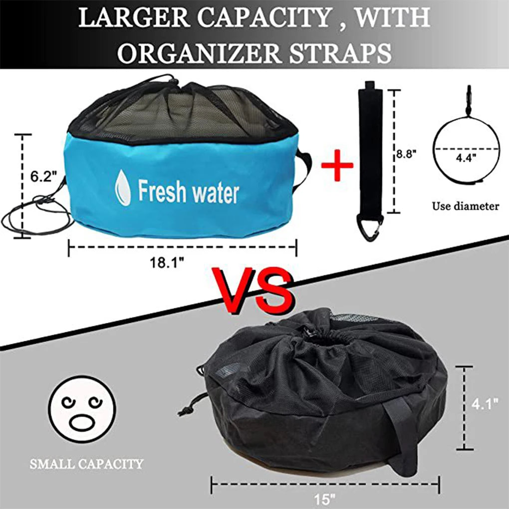 Breathable Drawstring Water Hose Storage Bag for RVs – Durable & Space-Saving Organizer