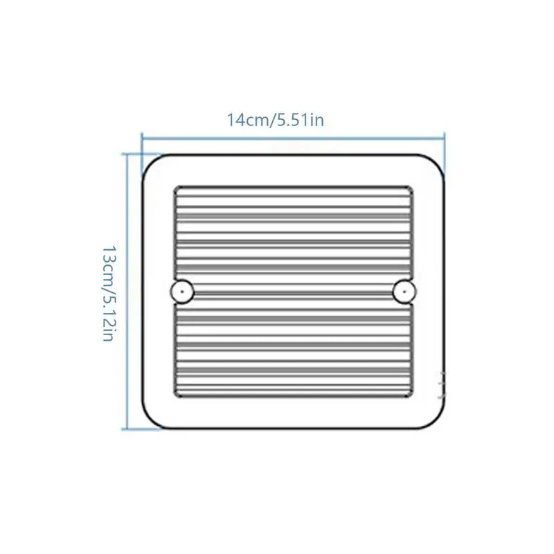 12V Silent RV Ventilation Fan – Side Mount Exhaust for Rain Protection & Air Circulation