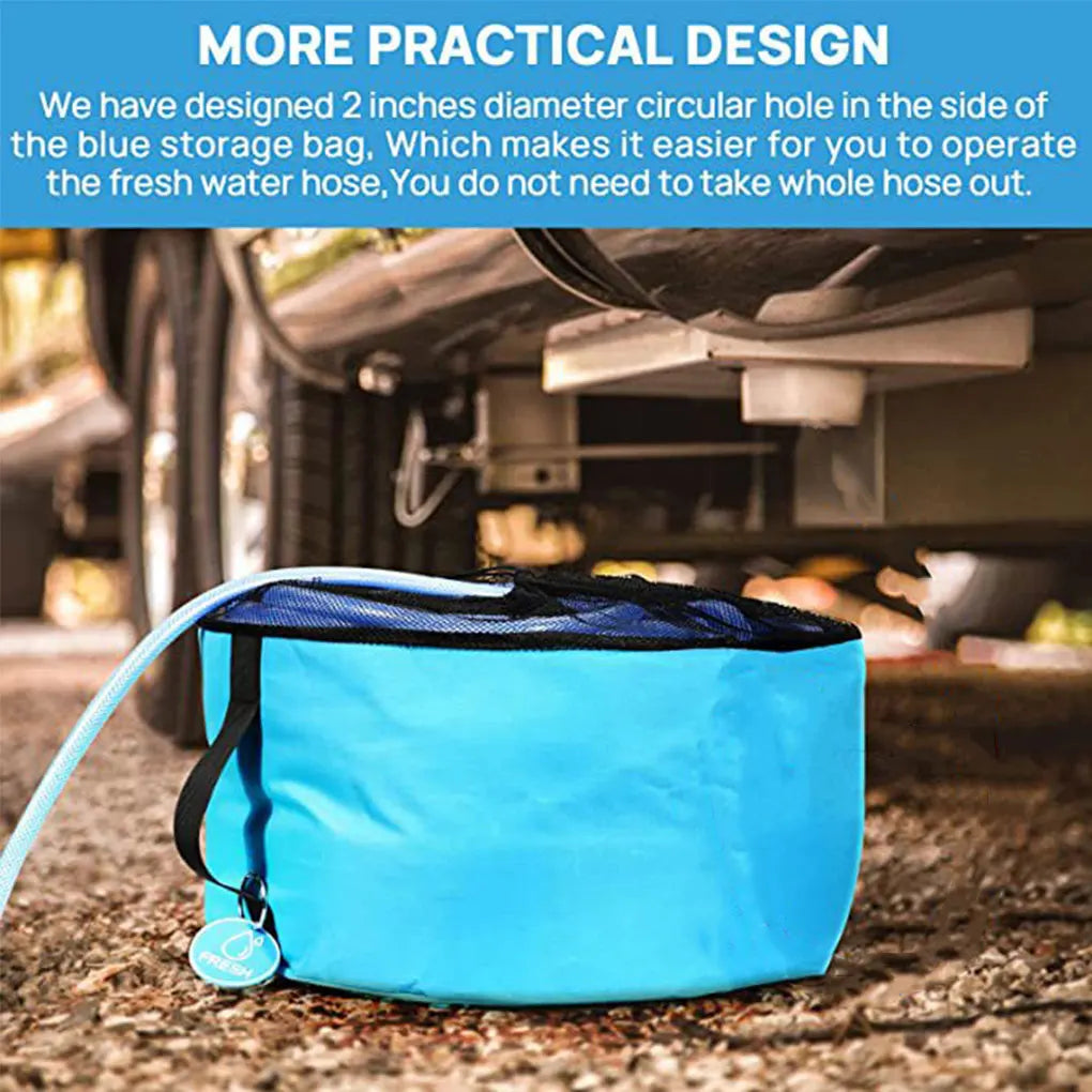 Breathable Drawstring Water Hose Storage Bag for RVs – Durable & Space-Saving Organizer