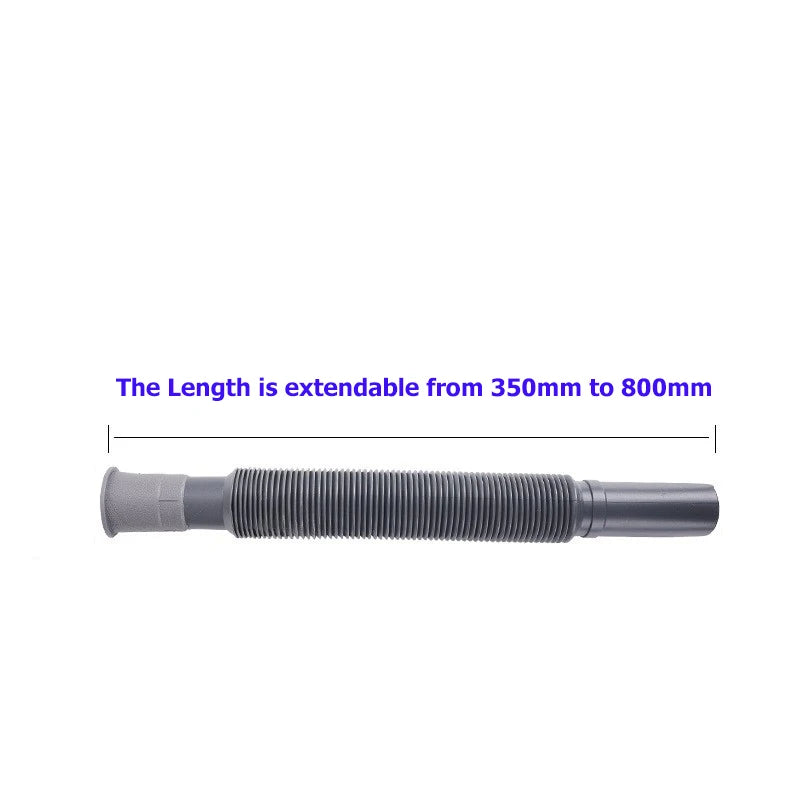 800mm Flexible Collapsible Waste Pipe for RVs & Caravans – Easy Storage & Adjustable Length